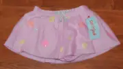 Cat & Jack Target Peppermint Pink Skirt Shiny Sequin Shapes 12 Month Cute NEW