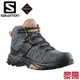 SALOMON 法國 412956 X ULTRA 4 GTX 防水中筒登山鞋 女款 黑/棕/粉 33SL412956