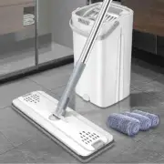 Mops With Bucket: Thickened Clear Water Separation Mop For Easy Floor Cleaning