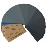 72 Pcs Sandpaper Set Wet and Dry Sanding Paper Fine Sandpaper