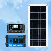 6000W 100A 110V Solar Panel Kit Complete Solar Power Generator Home Grid Syste26