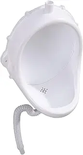 Urinals for Men Wall Mount 15x19x11in Male Urinal Spill Proof with 19.5" Hose Anti-Clogging PP Multipurpose Urinal for Bathroom Temporary Site School Outdoor