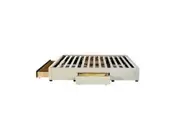 Milano Decor Double Palermo Bed Base w/ Drawers Storage Bed Frame/Base Cream