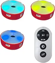 Reaction Training Lights, 4 Modes Sports Agility Lights Training Kit with USB Charging Sports Reaction Training Lights Speed for Athletes Trainers Fitness Trainers