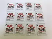 STAR WARS Cosmic Shells Trading Cards 12 Unopened Sealed Packs Winn-Dixie BI LO