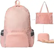 Ultra Lightweight Dual-Use Backpack, Hiking Backpack Waterproof Folding Small Backpack Packable Travel Camping Outdoor Daypack for Women and Men