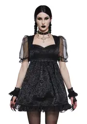 [Widow] Dark Bidding Babydoll Dress