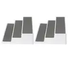 A 2PCS 3 Tier Spice Rack Step Shelf Organizer Stand Kitchen Countertop Holder