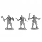 Build-a-Figure Modular Pirate (3) #30042 Reaper Legends Unpainted Plastic