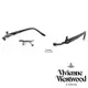 【Vivienne Westwood】經典土星設計無框光學眼鏡(亮黑 VW12203)