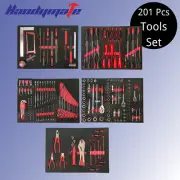 201pcs Tools Set Sockets Wrenches Screwdrivers Set Garages Workshops Tools Kit