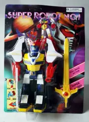VINTAGE 80'S 2 IN 1 SUPER ROBOT NO.1 GUNDAM MAZINGER KO PULL BACK NEW SEALED !