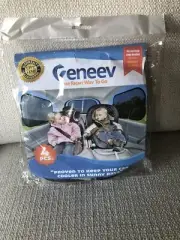 Car Sun Shade for Side and Rear Window (4 Pack) - Car Sunshade Protector