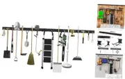 Garden Tool Organizer, Wall Mount Tool Storage Rack, Heavy Duty Yard 96 Inch