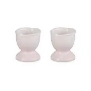 Le Creuset Jardin Stoneware Egg Cups Shell Pink Set of 2
