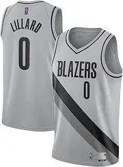 Damian Lillard Portland Trail Blazers Gray #0 Youth 8-20 Earned Edition Swingman Player Jersey