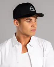 [Lucid] Lucid Men's Trinity 2.0 Snapback Cap in Black One Size Black