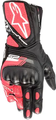 Alpinestars Stella SP-8 V3, gloves women , color: Black/White/Pink , size: XS
