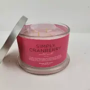 HomeWorx by Slatkin & Co. Simply Cranberry 18oz Candle
