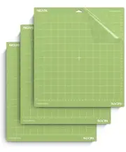 【3PCS Green】 Cutting Mat for Cricut Maker/Explore Standard Grip 12''x12''