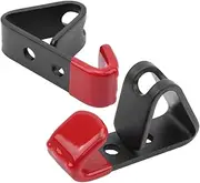 ETHZZLE 2pcs Wall Mounted Wheel Display Hooks Durable Iron Rim Hangers with Soft Plastic Coating for Organized Wheel Rim Storage Garages and Repair Shops