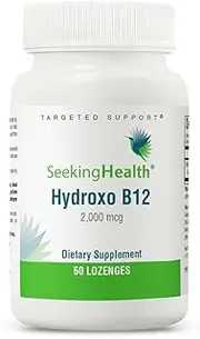 Seeking Health | Hydroxo B12 Vitamin | Vitamin B12 Supplement | B12 Hydroxocobalamin | 60 Lozenges