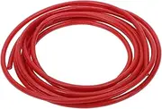 X AUTOHAUX 1 Pcs 14AWG Universal Ground Wire Car Radio, Automotive, Car Speakers Power Wire Fully Insulated& Soft Touch Jacket TC Red 7FT