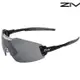 ZIV RACE 太陽眼鏡/運動眼鏡 亮黑/灰電白水銀 102 B110001 BSMI D63966