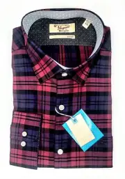 PENGUIN MUNSINGWEAR CORDOVAN MEN DRESS SLIM FIT SHIRT (SIZE 17.5 32-33)s