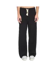 Drawstring casual pants FR46,FR48,FR50 black