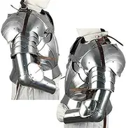 NauticalMart Complete Medieval Arms Armor Set Metallic One Size