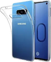 REY Transparent Silicone Case TPU Samsung Galaxy S10e, Mobile Phone Case Premium Scratch-Resistant TPU Transparent Protective Case, Ultra Thin 0.33 mm