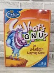 2004 ThinkFun What's Gnu The 3 Letter Learning Game Ages 5-8