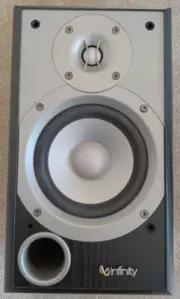 New in Box Two Infinity Primus 150 Stereo Bookshelf Speakers 8 Ohm Black