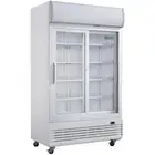 2 Sliding Door Display Fridge 950L Polar G-Series Commercial Refrigeration