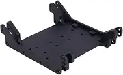 Skid Transmission Plate and Gearbox Holder for 1/10 RC Crawler Car, Black