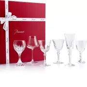 Baccarat Crystal Wine Therapy Gift Set of 6 Glasses Brand New