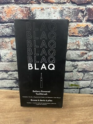 BLAQ Battery Powered Toothbrush Oral Hygiene
