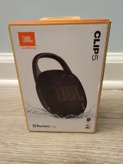 JBL Clip 5 Waterproof Portable Bluetooth Speaker [New, Unopened Box]