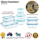 Snapware Pyrex Glass Container 18 Piece Set BPA Free Food Storage + Locking Lids