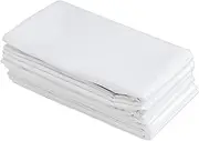 Hanging Rest Mat Sheets by MyPerfectClassroom, Set of 6 White Sheets for Sanitary Nap Time in Preschools, Daycares and Homes