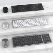 Rechargeable Wireless bluetooth dual-mode Keyboard Mouse For iPad Mac Windows