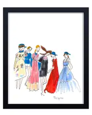 Ready2HangArt Delpozo Backstage Framed Print Wall Art