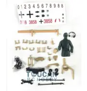 HengLong 1/16 Scale RC Tank German IV F 3858 Plastic Decoration Parts Bag