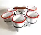 Drink Caddy Set Enamelware Hearth and Hand with Magnolia 18oz