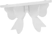 NOLITOY Floating Wall Shelf Nordic Style Bow-Shaped Storage Rack for Room Decoration Easy Installation for Room Flower Pots and Toys Display Sturdy and