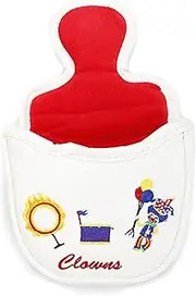 Putter Cover | Magnetic Water Proof PU Golf Headcovers with Clown Pattern - Mallet Protector, Sports Supplies for Sports Lovers, Father's Day, Thanksgiving