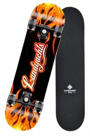 31'' 80CM Yellow Fire NEW Sealed Kids Skateboard Light Up Wheels