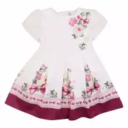 Byblos Italian Made Ribbons and Roses Dress