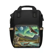 Magical Tasmanian Wilderness Baby Nappy Bag Multifunctional Diaper Backpack